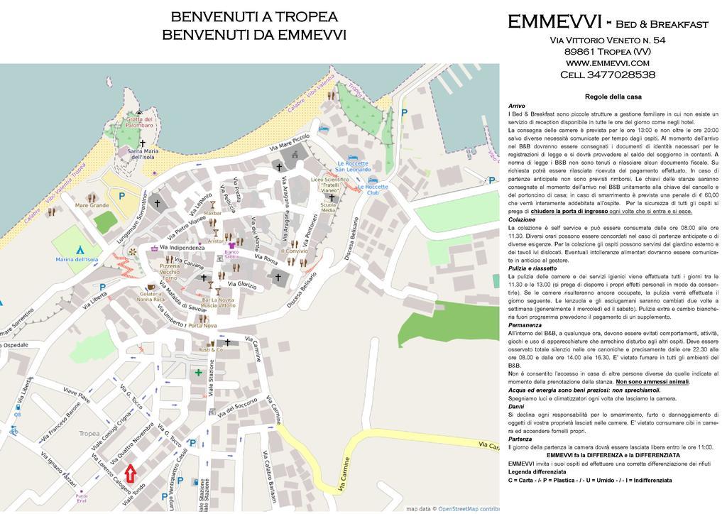 Emmevvi Bed & Breakfast Tropea Exterior foto